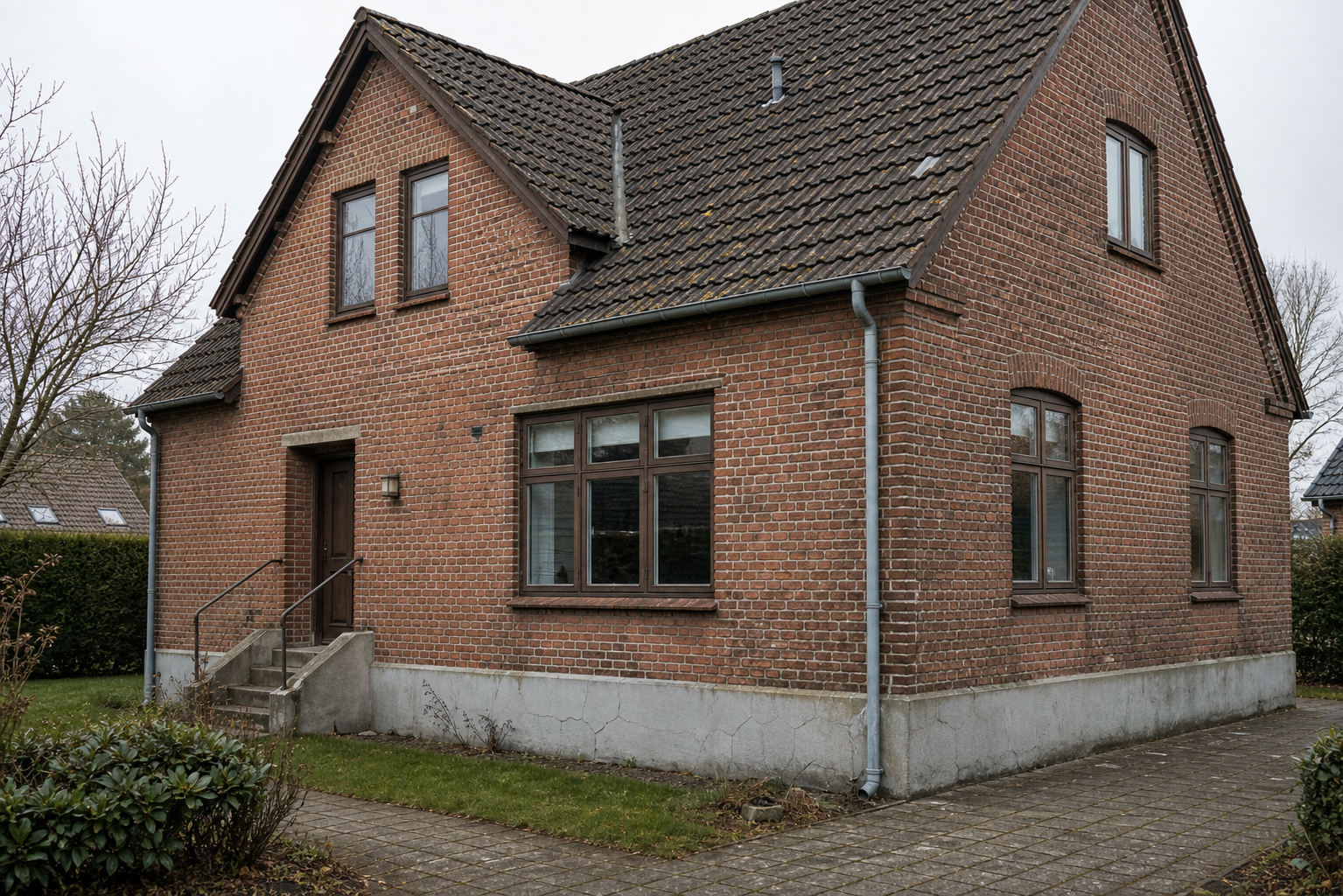 Facade før renovering